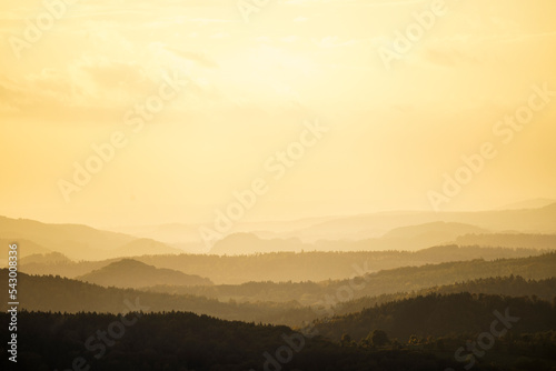 Dramatische Abendstimmung im Lausitzer Gebirge 6