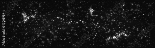 Universe background. Wide stardust texture. Deep space background with glowing stars. Shining milky way. Beautiful galaxy wallpaper with constellation. Vector illustration
