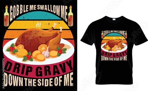 Happy Thanksgiving T-shirt Design For My Family