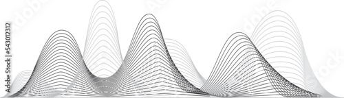 Volume sound wave. Audio waveform. Digital voice record