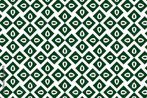 Geometric pattern in the colors of the national flag of Pakistan. The colors of Pakistan