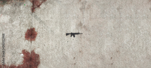 Photography Weapon of war from above
