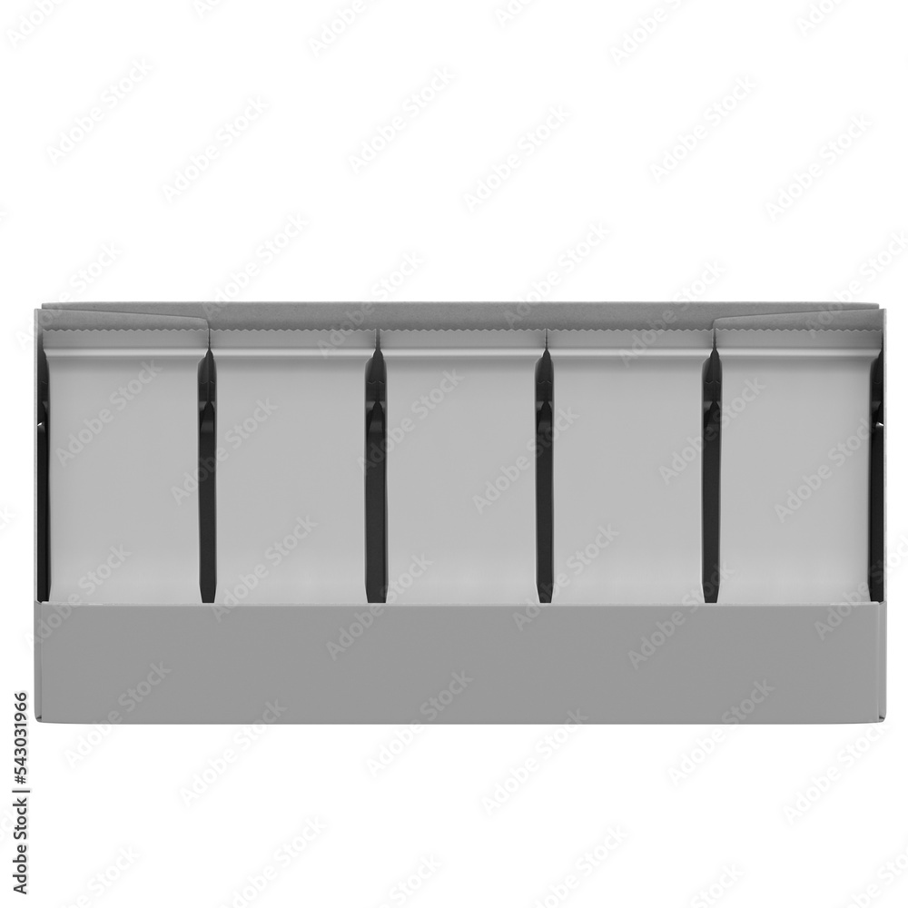 3d rendering illustration of ten snacks in a cardboard container 3d rendering illustration of ten snacks in a cardboard container