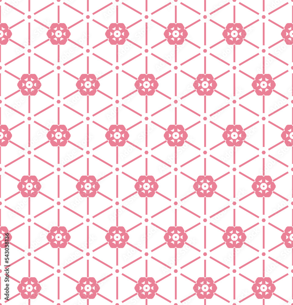 Fototapeta premium Geometric pattern. Seamless vector background. Ethnic graphic design. 