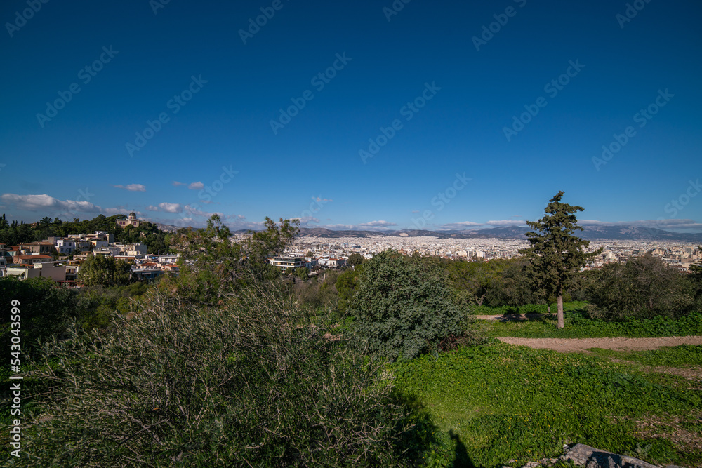 Panoramic view of Athens,