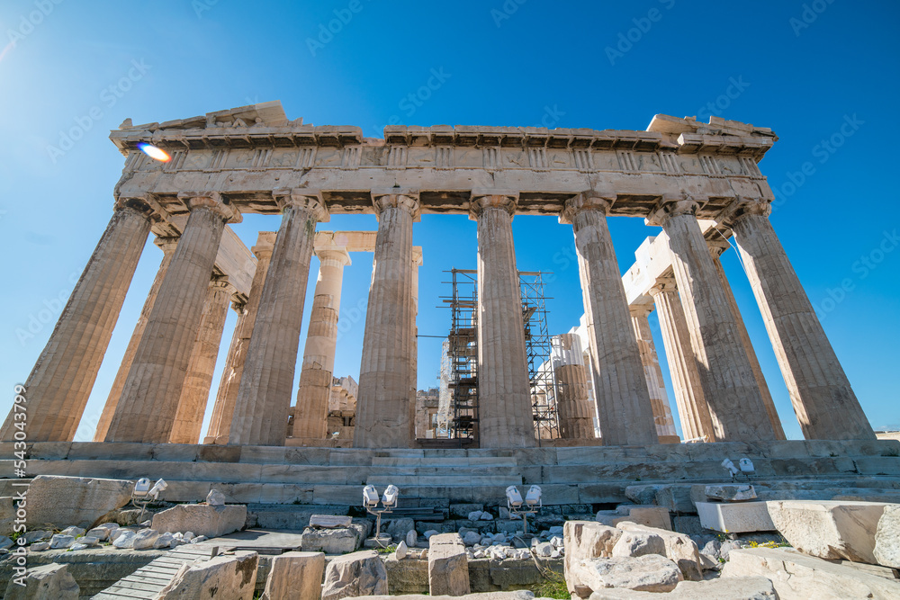 Obraz premium Details of Erechtheion in Athens of Greece,