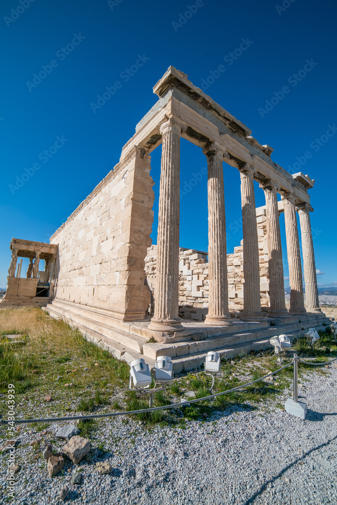 Obraz premium Details of Erechtheion in Athens of Greece,