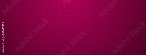 Abstract background with maze pattern in crimson colors