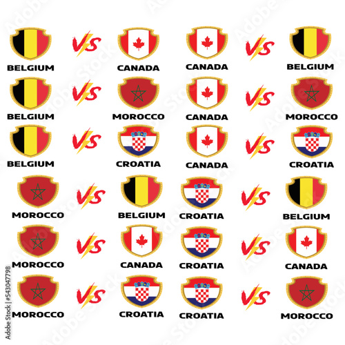 Belgium vs canada morocco croatia football championship  match 