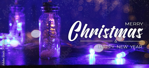 Postcard - Merry Christmas and Happy New Year