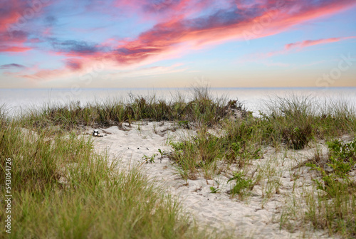 Sunset at Hardings Beach at Chatham, Cape Cod