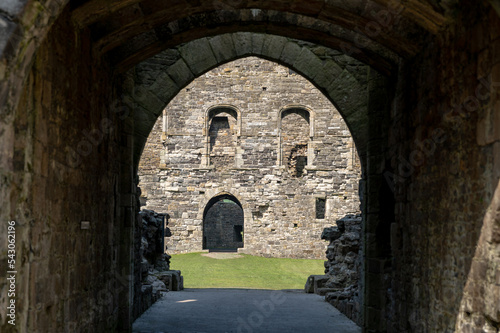 Beaumaris castle in the summer