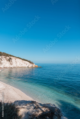 Amazing beautiful Elba island with clean beach and clear blue sea in Italy