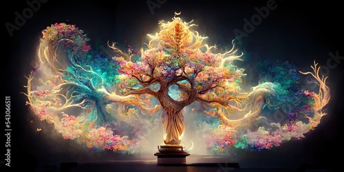 Fotomurale Yggdrasil from norse mythology known for being the tree of life.