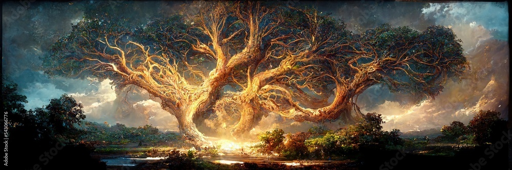 Yggdrasil from norse mythology known for being the tree of life ...