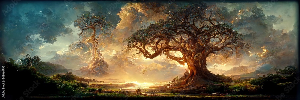 Yggdrasil from norse mythology known for being the tree of life ...