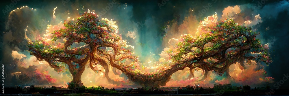 Yggdrasil from norse mythology known for being the tree of life ...