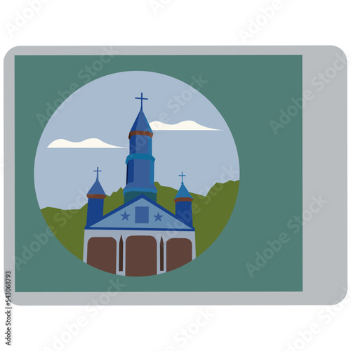Chiloe church southern chile, nature, green, scenery,  chiloe, magia, naturaleza
