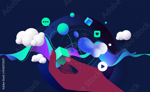 Digital Creativity and Cloud Computing, Futuristic Interactive Technology