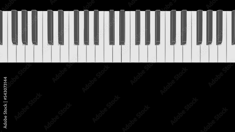 Piano loop monotone pattern D Piano loop monotone pattern D