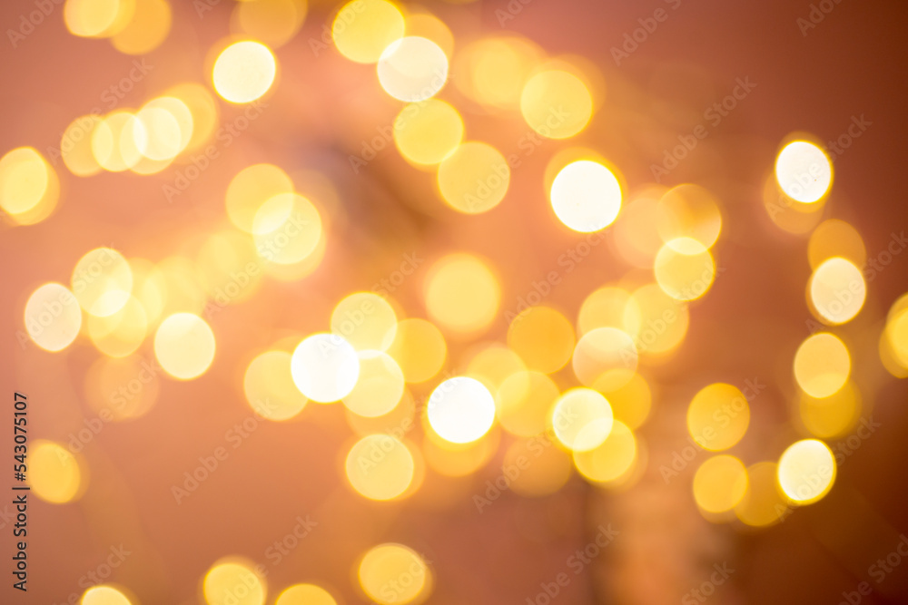 abstract background with christmas bokeh