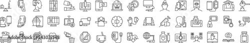 Social addict icons collection vector illustration design