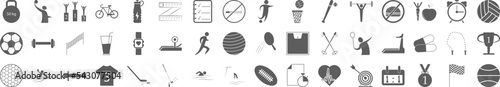 Sports icons collection vector illustration design