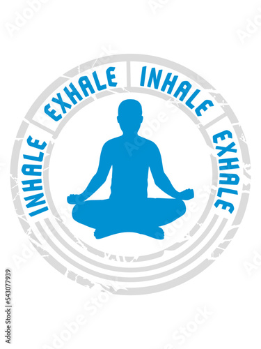 inhale exhale yoga Zitat 