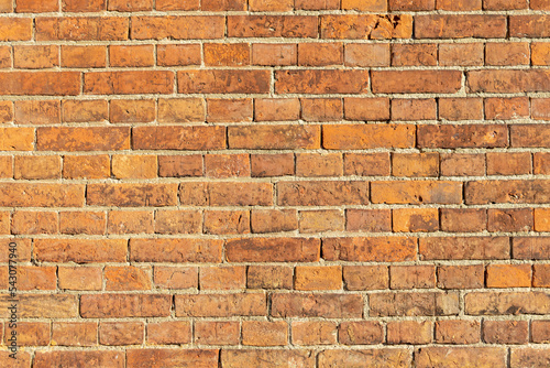 Urban Background Red Brick Wall Texture. concept photo