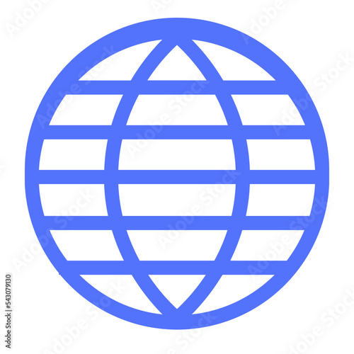 internet proxy vpn line icon
