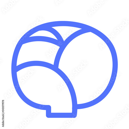 vegetable veggie line icon