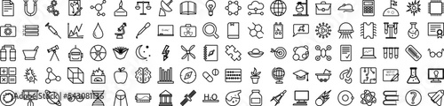 Science icons collection vector illustration design