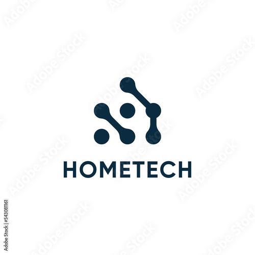 Tech house logo design inspiration