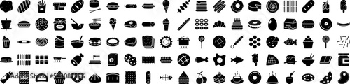 dessert and bakery icons collection vector illustration design