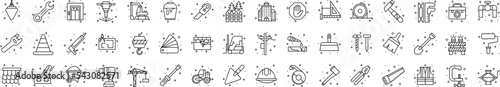 Construction icons collection vector illustration design