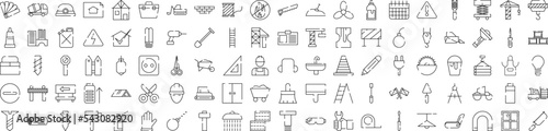 Construction icons collection vector illustration design