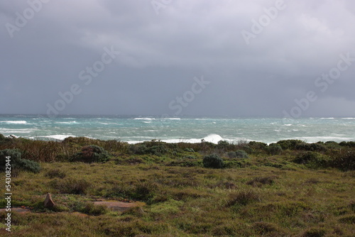 Stormy sky  Cape Leeuwin  Western Australia.