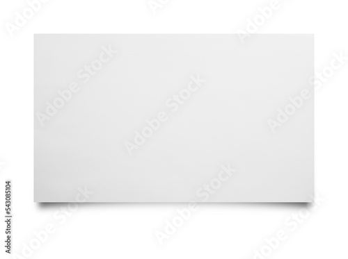 piece of note paper isolated