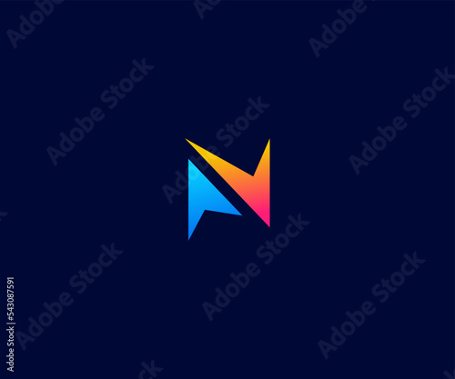 N, AN, NA, VN, NV, ANV, AVN, NAV, NVA, VNA, VAN Letter Logo Vector Template Abstract Monogram Symbol. Usable for Business sport, technology, fashion, digital And future creative logo photo