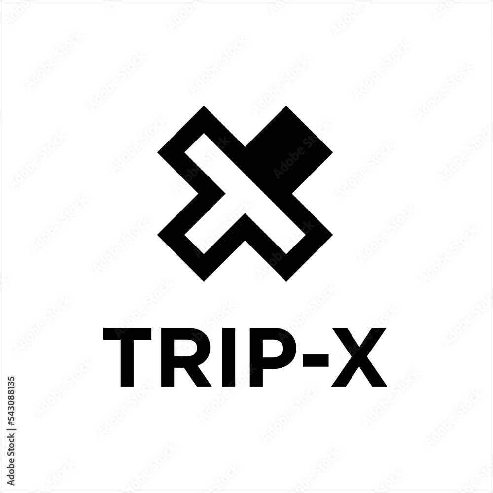 Letter TX logo icon design template elements Letter TX logo icon design template elements