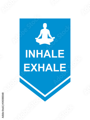 inhale exhale yoga Zitat 