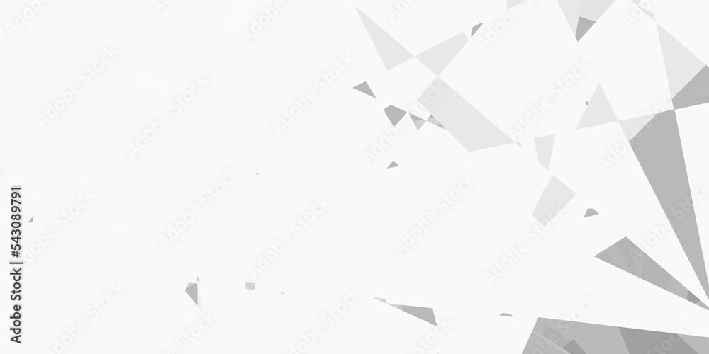 Light Gray vector background with triangles.