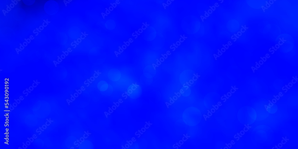 Dark BLUE vector pattern with circles.