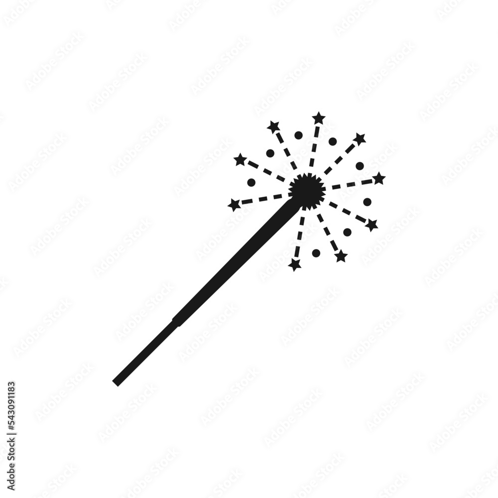 Fireworks icon logo silhouette vector isolated illustration