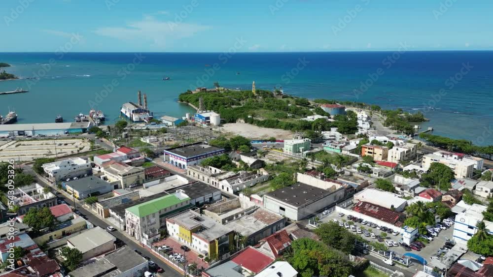 aerial view of beach in puerto plata dominican republic aerial view of beach in puerto plata dominican republic