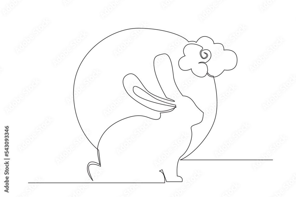 simple line of chinese new year celebration. one line concept of china new year drawing simple line of chinese new year celebration. one line concept of china new year drawing