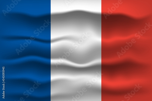 Vector illustration national flag of France. Simply vector illustration eps10.