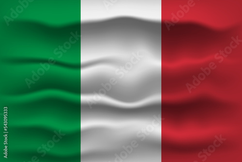 Vector illustration national flag of Italy. Simply vector illustration eps10.
