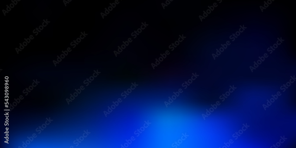 Dark blue vector abstract blur texture.