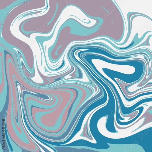 Colorful abstrack background, ocean color in liquify style.